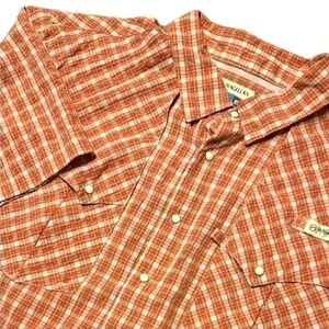 Magellan Outdoors Men’s 2XL Classic Fit Plaid Short Sleeve Fishing Shirt